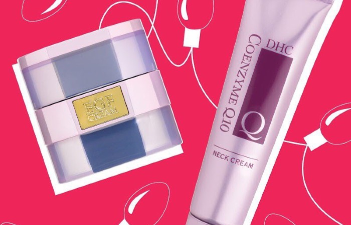 DHC Neck Cream nổi trội với bao bì sang trọng