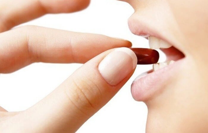 Thời điểm thích hợp nhất để uống viên nhau thai heo DHC là sau bữa ăn khoảng 30 phút - 1 tiếng