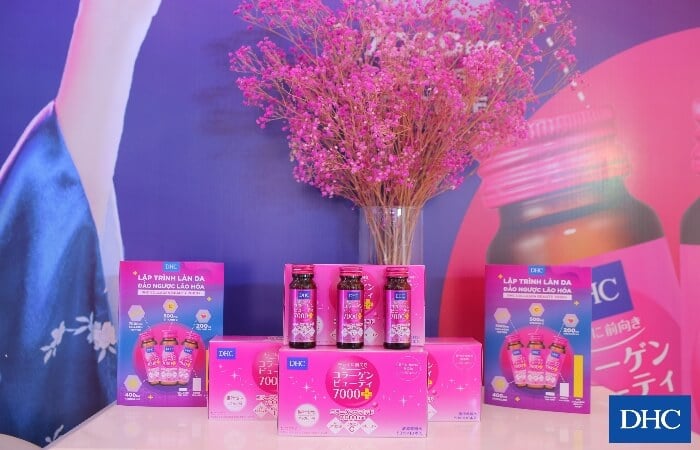 Collagen nước DHC Collagen Beauty 7000 Plus chứa 7000mg collagen