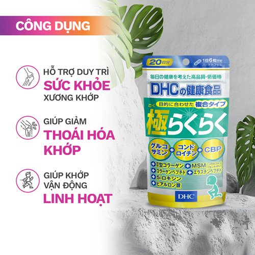 Viên uống DHC Glucosamine hỗ trợ xương khớp