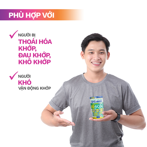 Viên uống DHC Glucosamine hỗ trợ xương khớp