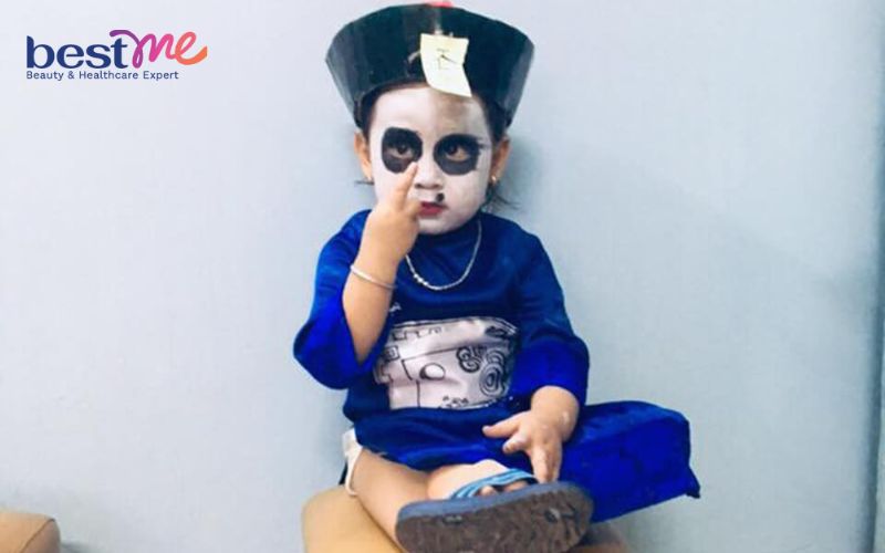 13 cách trang điểm halloween cho bé gái, trai đơn giản đẹp nhất - 11