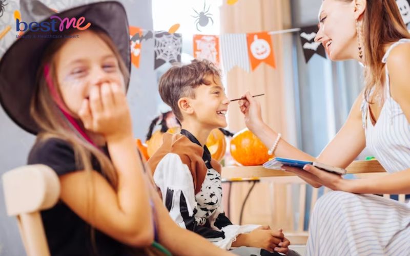 13 cách trang điểm halloween cho bé gái, trai đơn giản đẹp nhất - 14