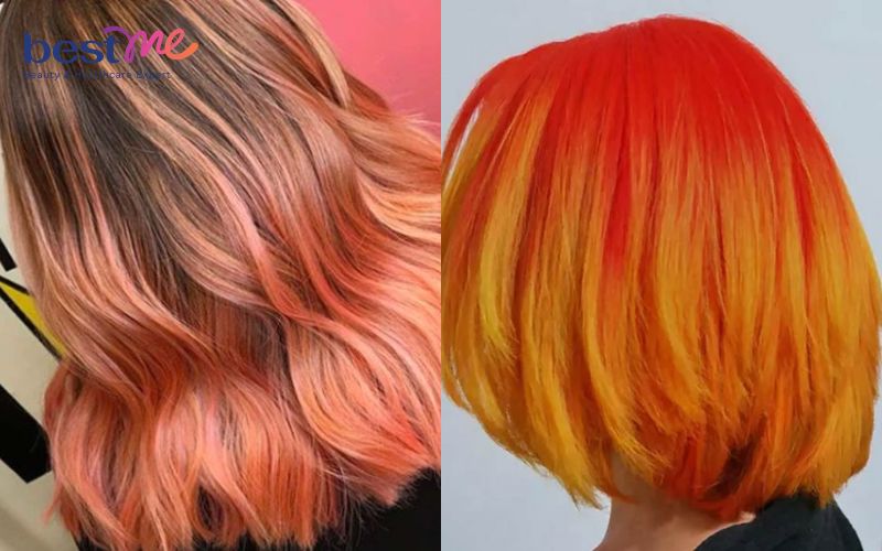 15 kiểu nhuộm tóc màu cam sành điệu cho nam và nữ nên thử một lần trong đời - 16