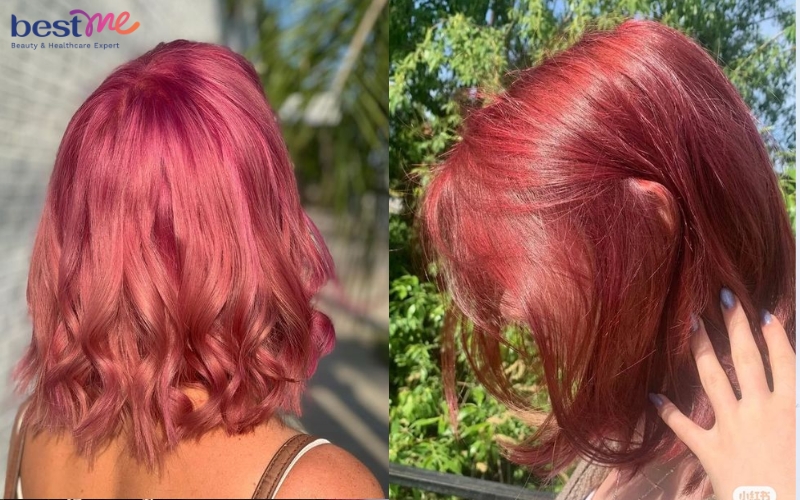 #15 loại nhuộm tóc màu đỏ hồng rất rất hóa học rất rất đậm chất cá tính - 8