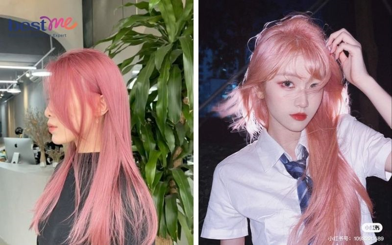 15 kiểu nhuộm tóc màu hồng cá tính, nổi bật cho cô nàng - 13