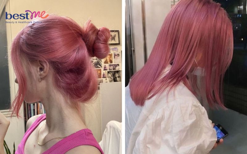 15 kiểu nhuộm tóc màu hồng cá tính, nổi bật cho cô nàng - 27