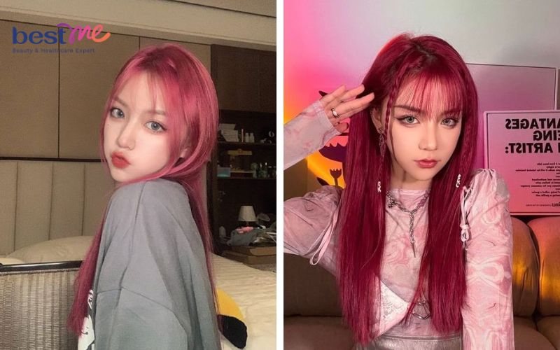 15 kiểu nhuộm tóc màu hồng cá tính, nổi bật cho cô nàng - 28
