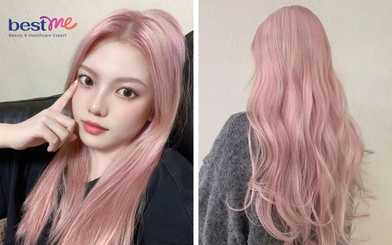 15 kiểu nhuộm tóc màu hồng cá tính, nổi bật cho cô nàng - 33