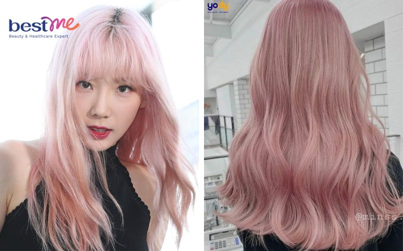 15 kiểu nhuộm tóc màu hồng cá tính, nổi bật cho cô nàng - 34