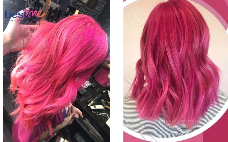 15 kiểu nhuộm tóc màu hồng cá tính, nổi bật cho cô nàng - 36