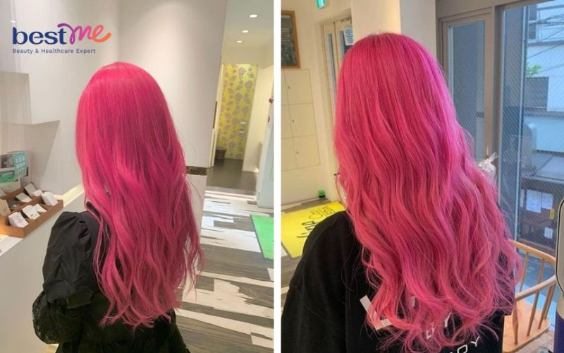 15 kiểu nhuộm tóc màu hồng cá tính, nổi bật cho cô nàng - 38