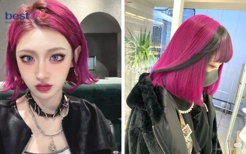 15 kiểu nhuộm tóc màu hồng cá tính, nổi bật cho cô nàng - 7