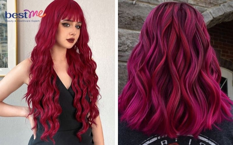 15 kiểu nhuộm tóc màu hồng cá tính, nổi bật cho cô nàng - 8