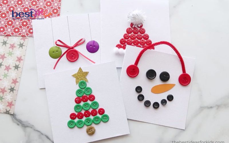 15 mẫu thiệp giáng sinh tự làm handmade vừa đơn giản vừa đẹp - 37
