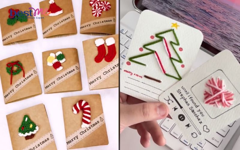 15 mẫu thiệp giáng sinh tự làm handmade vừa đơn giản vừa đẹp - 47