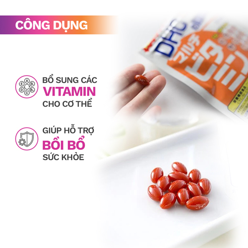 Combo viên uống DHC tăng cường sức khỏe