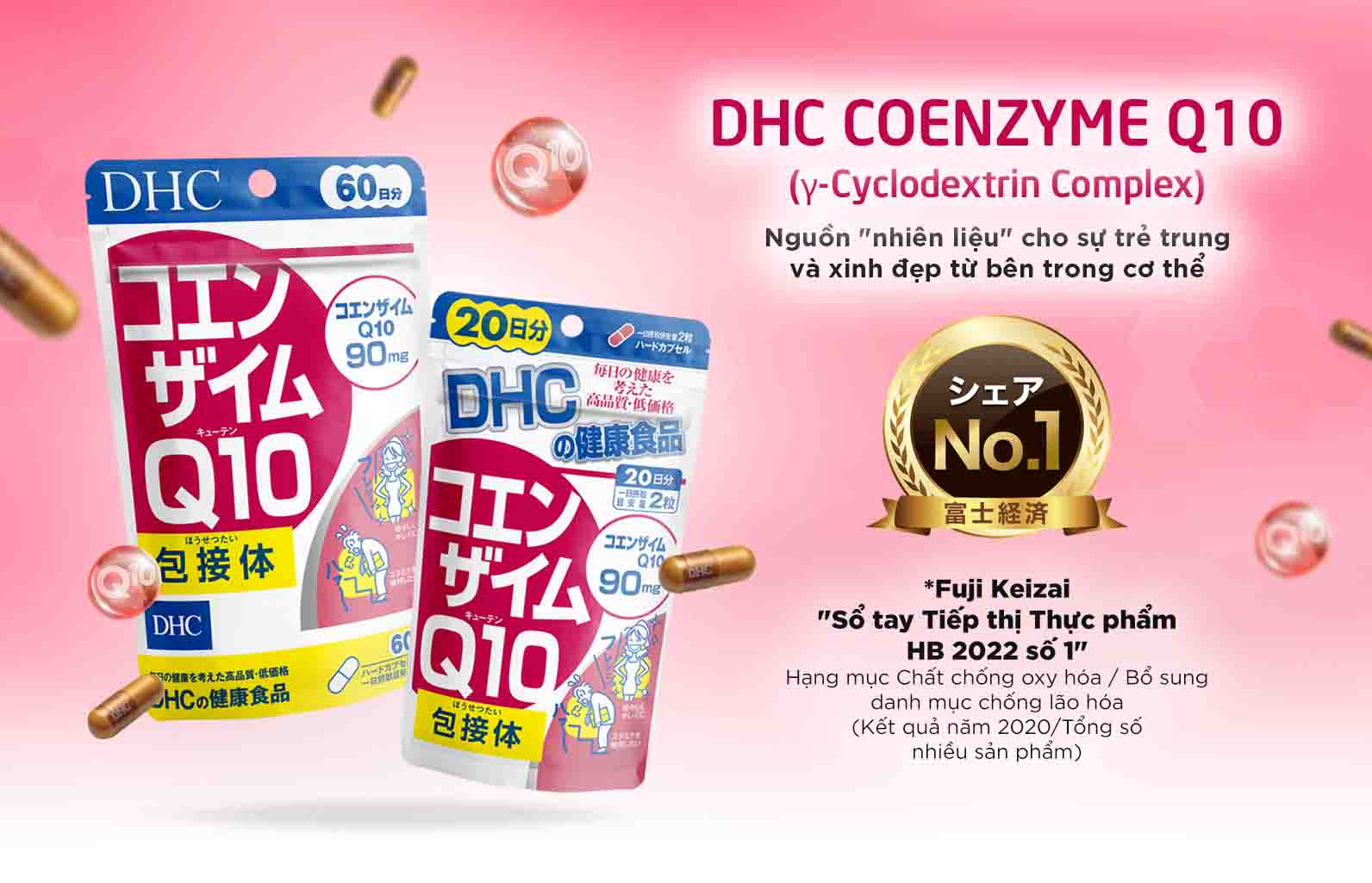 Viên uống chống lão hóa da DHC Coenzyme Q10