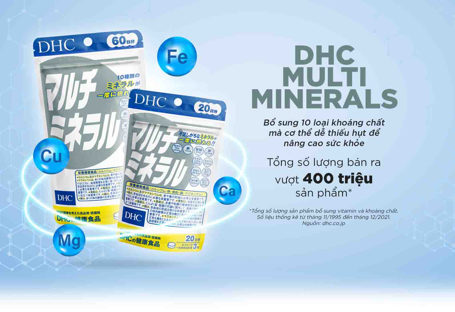 Viên uống khoáng tổng hợp DHC Multi Minerals