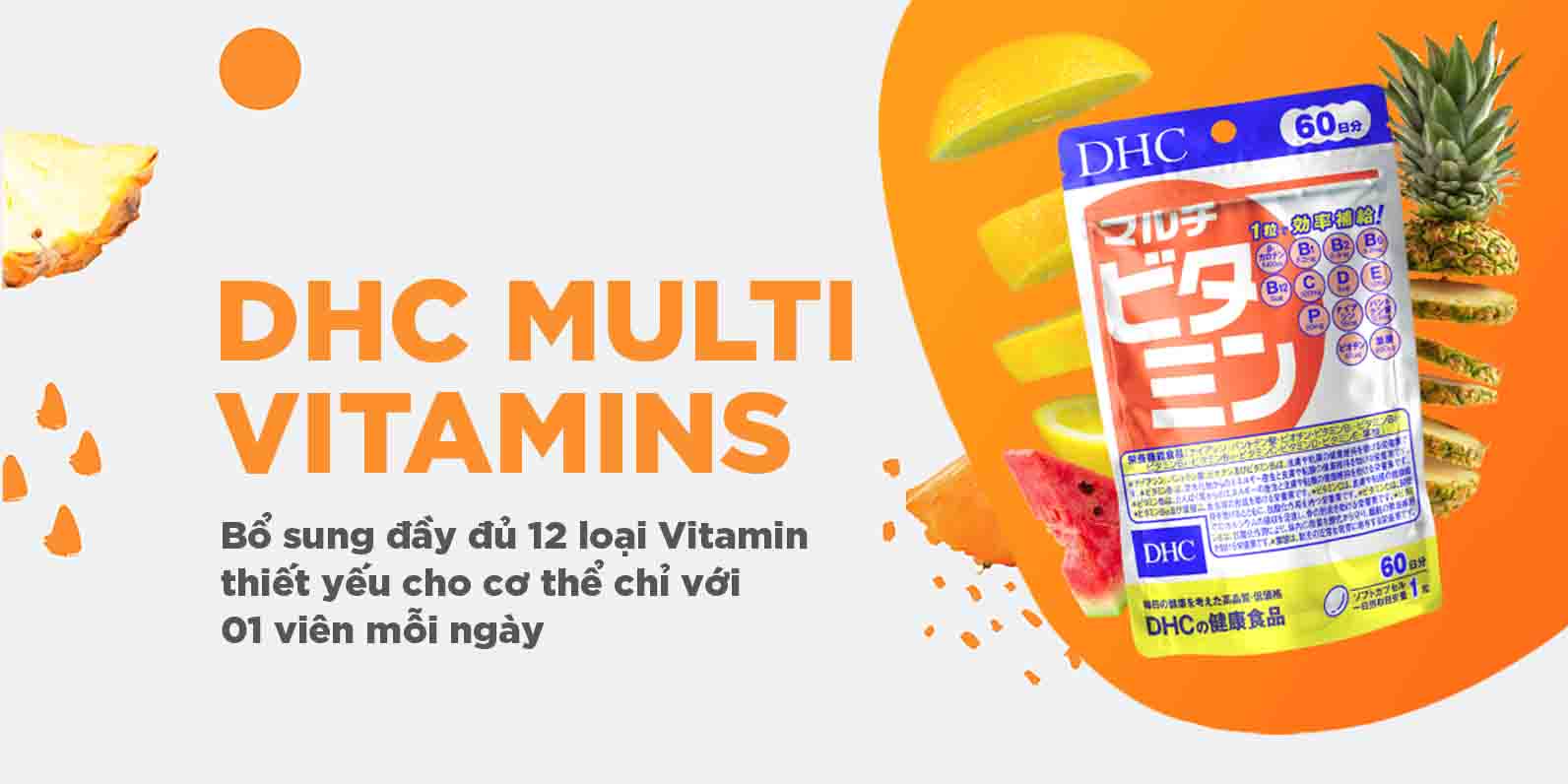 Viên uống vitamin tổng hợp DHC Multi Vitamins