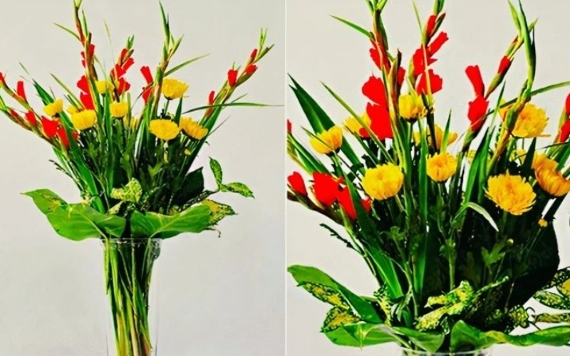 2 cách cắm hoa huệ đỏ để bàn thờ ngày Tết đẹp ý nghĩa nhất - 3