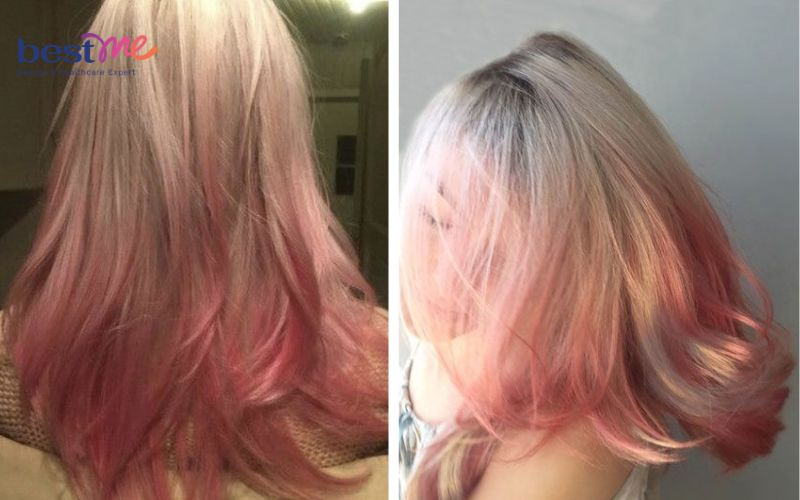 20+ kiểu nhuộm tóc màu hồng phấn tạo điểm nhấn cho bạn nữ - 13