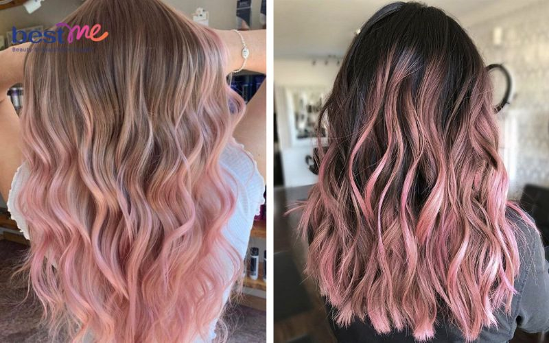 20+ kiểu nhuộm tóc màu hồng phấn tạo điểm nhấn cho bạn nữ - 14