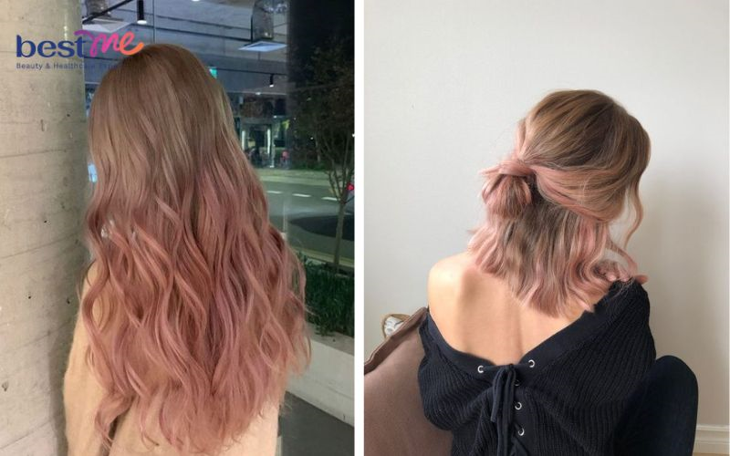 20+ kiểu nhuộm tóc màu hồng phấn tạo điểm nhấn cho bạn nữ - 16
