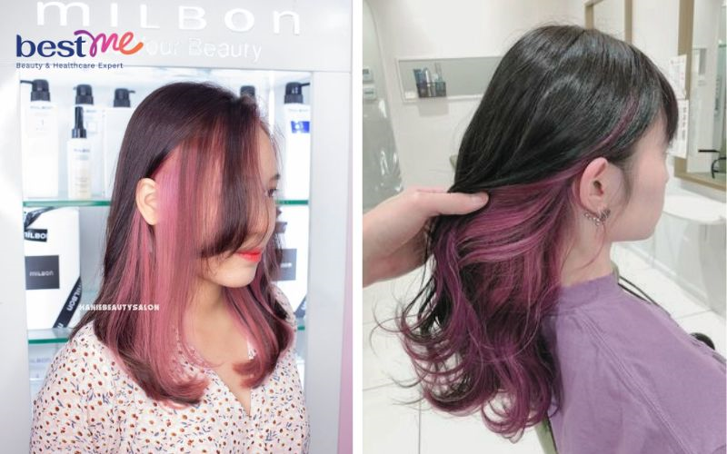 20+ kiểu nhuộm tóc màu hồng phấn tạo điểm nhấn cho bạn nữ - 18