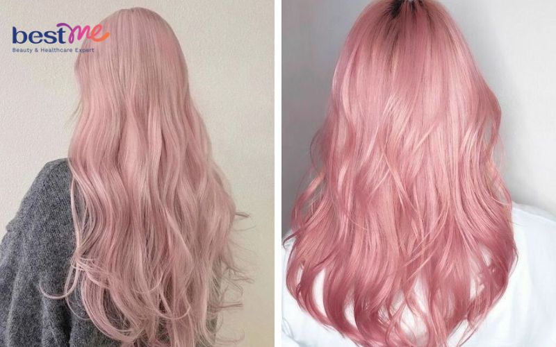 20+ kiểu nhuộm tóc màu hồng phấn tạo điểm nhấn cho bạn nữ - 2