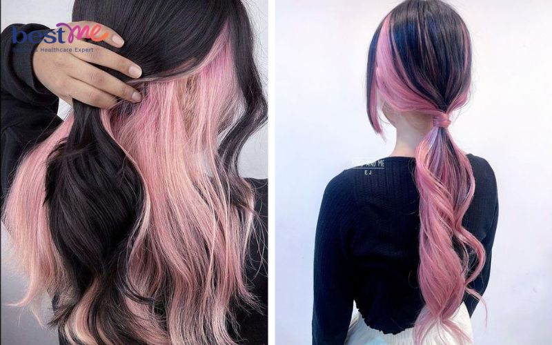 20+ kiểu nhuộm tóc màu hồng phấn tạo điểm nhấn cho bạn nữ - 21