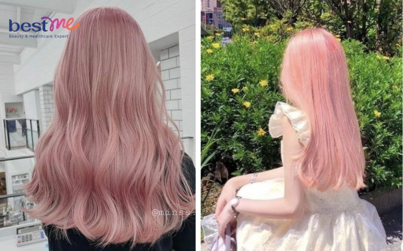 20+ kiểu nhuộm tóc màu hồng phấn tạo điểm nhấn cho bạn nữ - 29