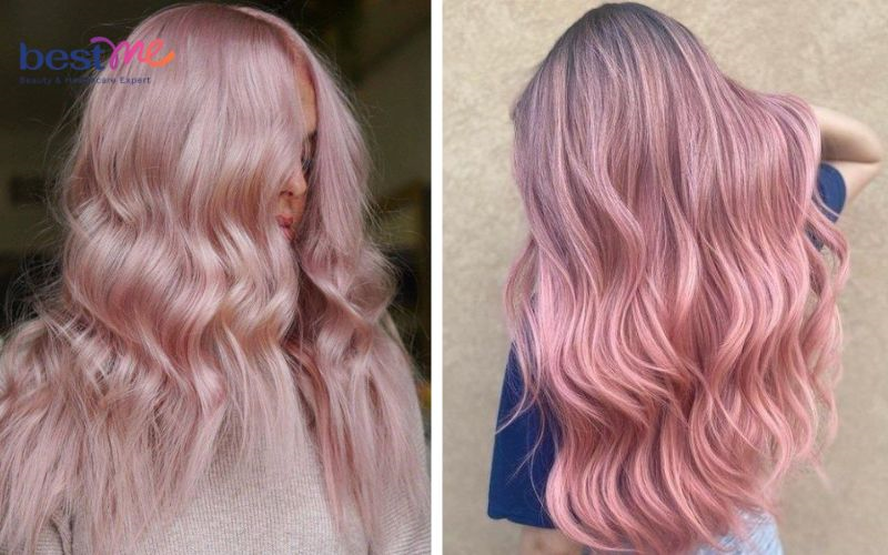 20+ kiểu nhuộm tóc màu hồng phấn tạo điểm nhấn cho bạn nữ - 30
