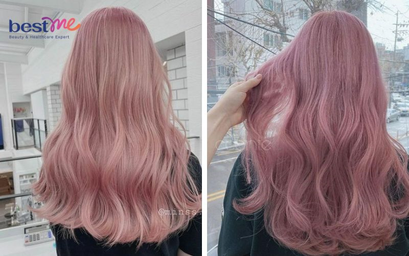 20+ kiểu nhuộm tóc màu hồng phấn tạo điểm nhấn cho bạn nữ - 4