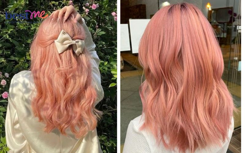 20+ kiểu nhuộm tóc màu hồng phấn tạo điểm nhấn cho bạn nữ - 7