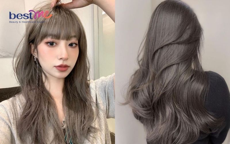 20 mẫu tóc màu xám nhuộm là đẹp giúp bạn nổi bật, thời thượng - 3