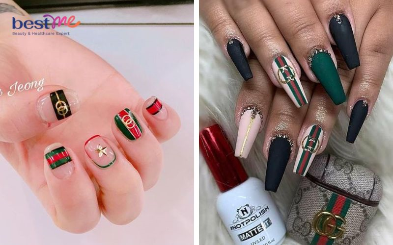100+ Nail Gucci - mẫu nail từ thương hiệu Gucci khiến chị em mê mẩn - Zicxa