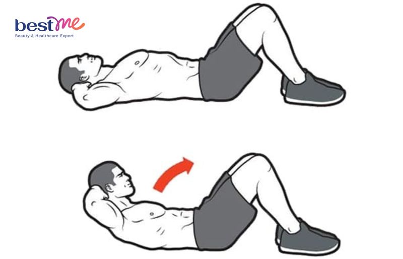 Bài tập gập bụng tiêu chuẩn