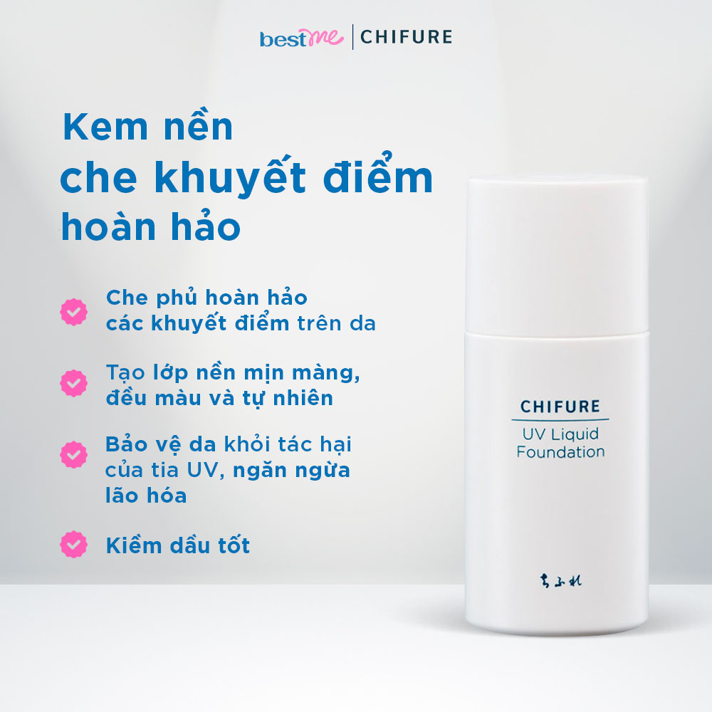 Kem nền Chifure UV Liquid Foundation