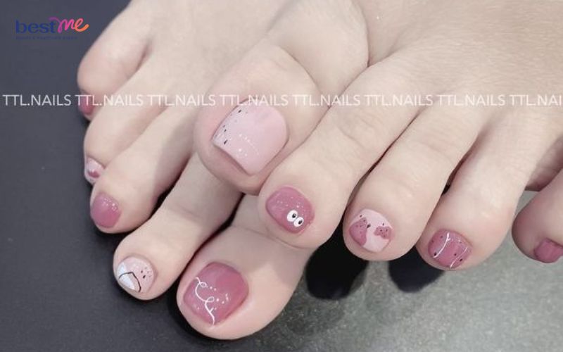 30-bo-mong-chan-son-gel-dep-nhat-cho-nang-them-tre-trung-20 30+ bộ móng chân sơn gel đẹp nhất cho nàng thêm trẻ trung - 20