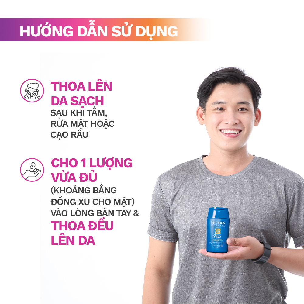 Gel dưỡng da nam đa năng DHC MEN All-In-One Refreshing Gel MỚI 2023