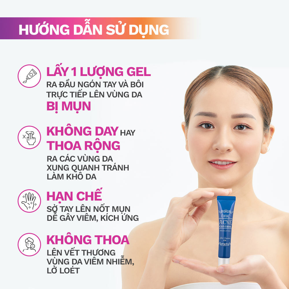 Tinh chất hỗ trợ giảm mụn DHC Acne Control Spots Essence EX hiệu quả cho da nhạy cảm (Mới nhất 2023)