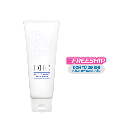 Sữa rửa mặt tạo bọt làm sạch dịu nhẹ, dưỡng ẩm DHC Mild Foaming Face Wash