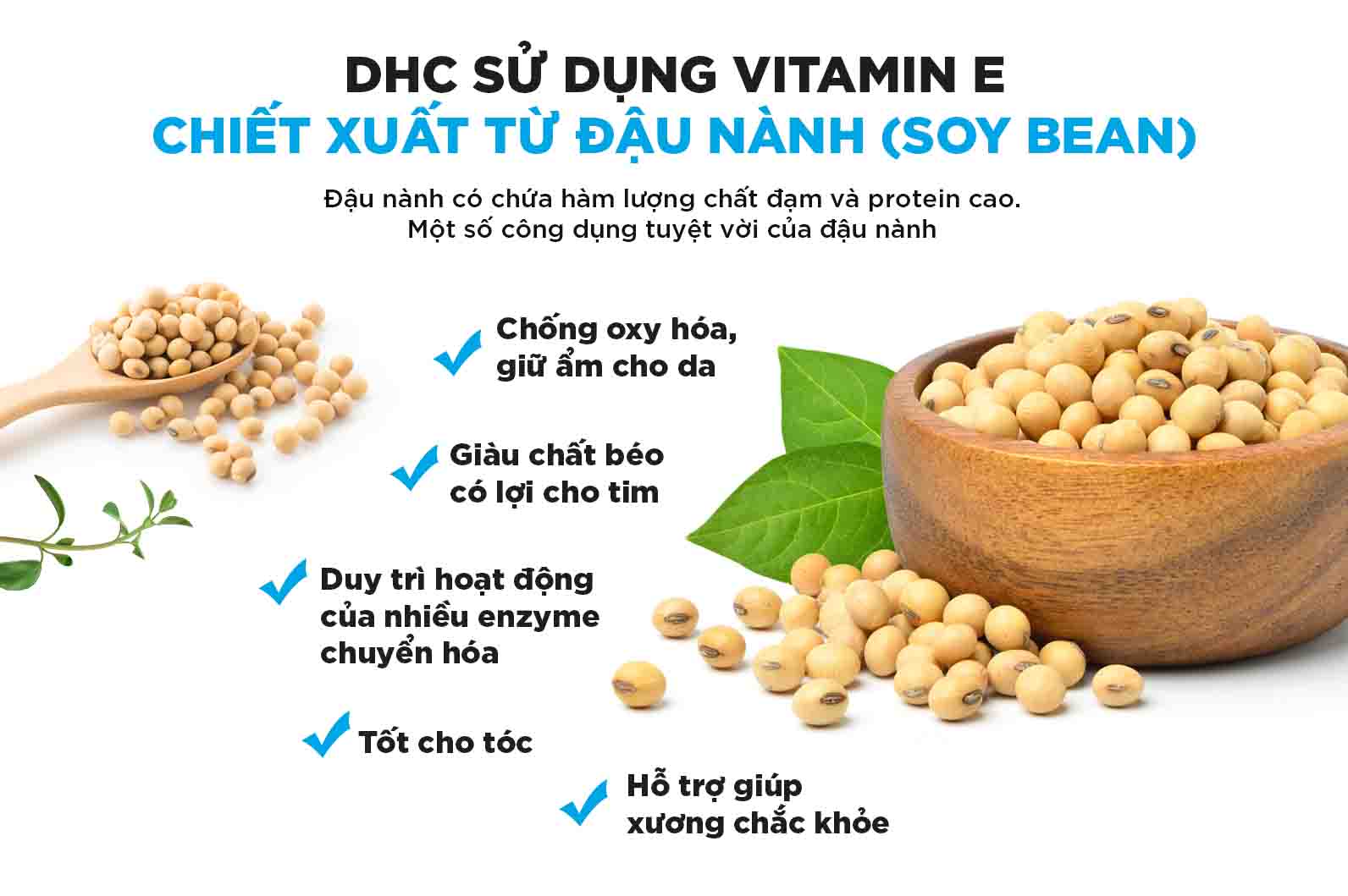 Ưu điểm của viên uống vitamin E DHC