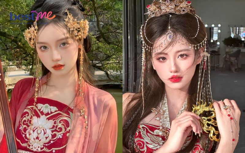 6-buoc-makeup-co-trang-trung-quoc-xinh-dep-an-tuong-cuc-de-9 6 bước makeup cổ trang Trung Quốc xinh đẹp ấn tượng cực dễ - 9