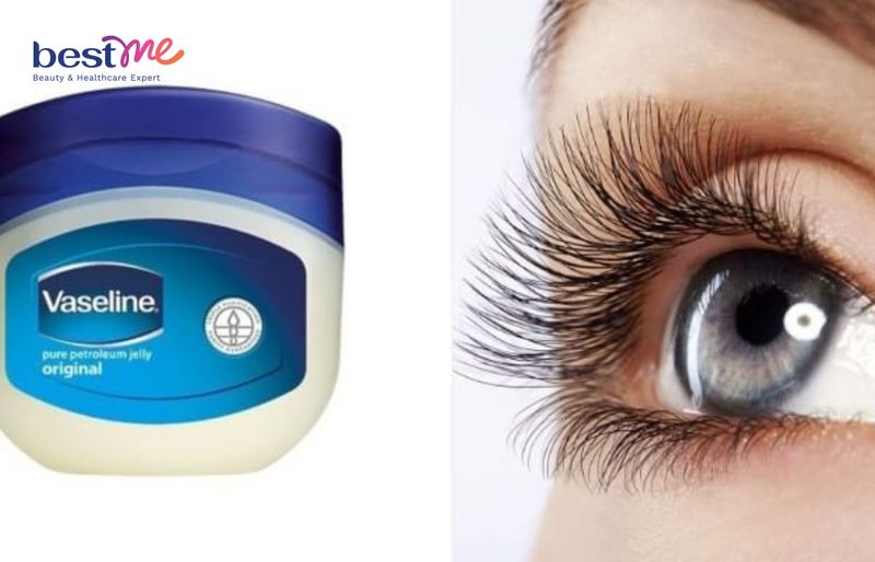 Vaseline giúp đôi mi dài tự nhiên