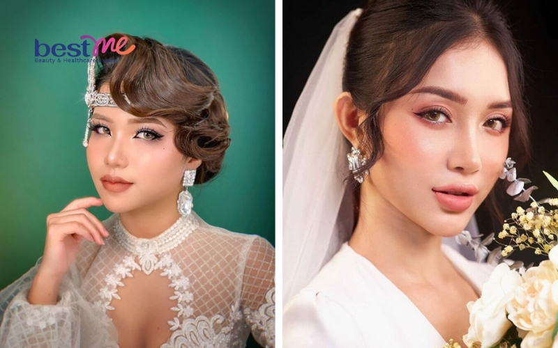 8 kiểu trang điểm makeup cô dâu tone Tây đẹp quyến rũ cá tính - 7