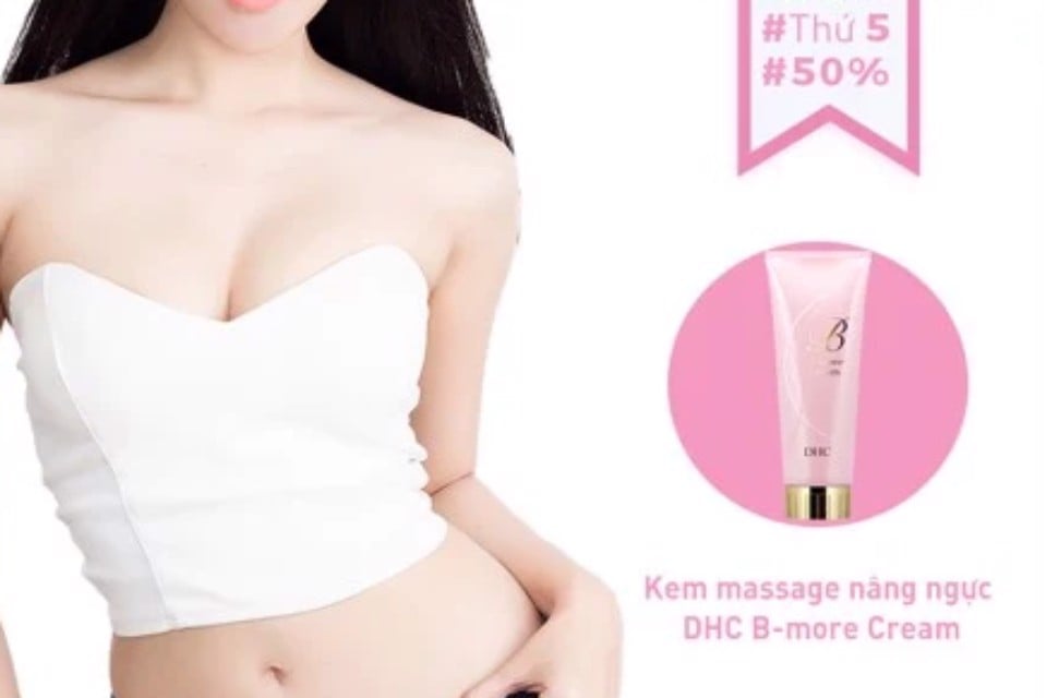 Kem massage nâng ngực | DHC B-more Cream | Sale off 50%