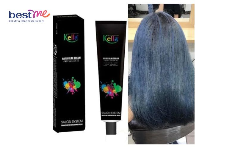 [Chia sẻ] Công thức nhuộm tóc màu xanh dương đen tại nhà - 7