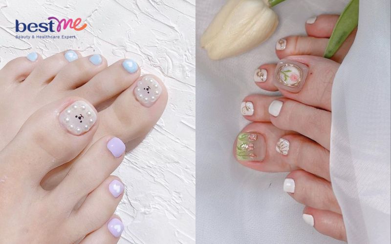 999-mau-mong-chan-dep-don-gian-nhe-nhang-cho-nang-khong-bao-gio-loi-mot-16 Những mẫu vẽ móng chân chân đẹp đơn giản